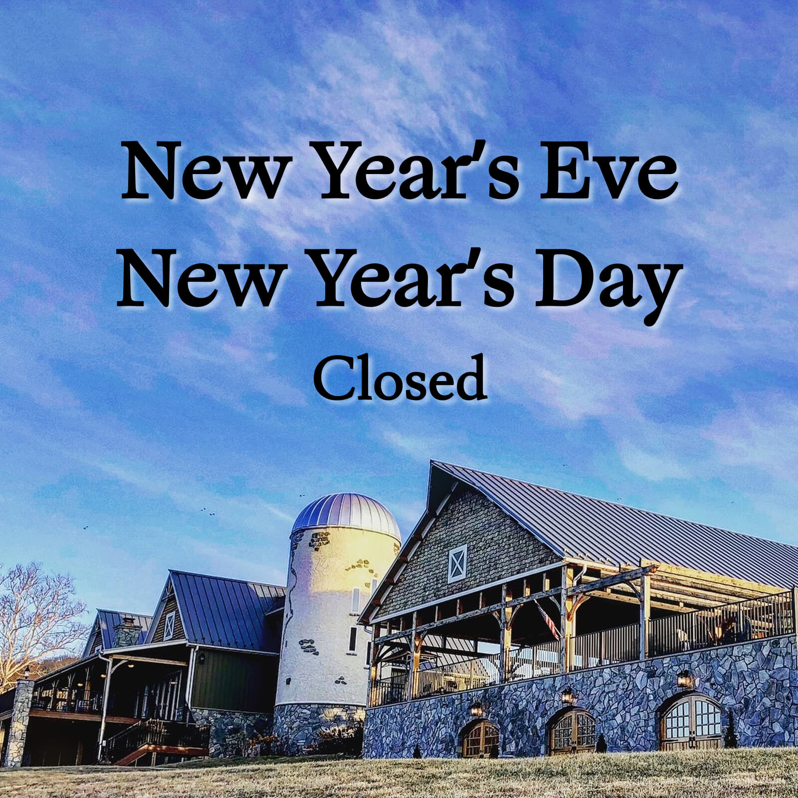 Closed for New Years