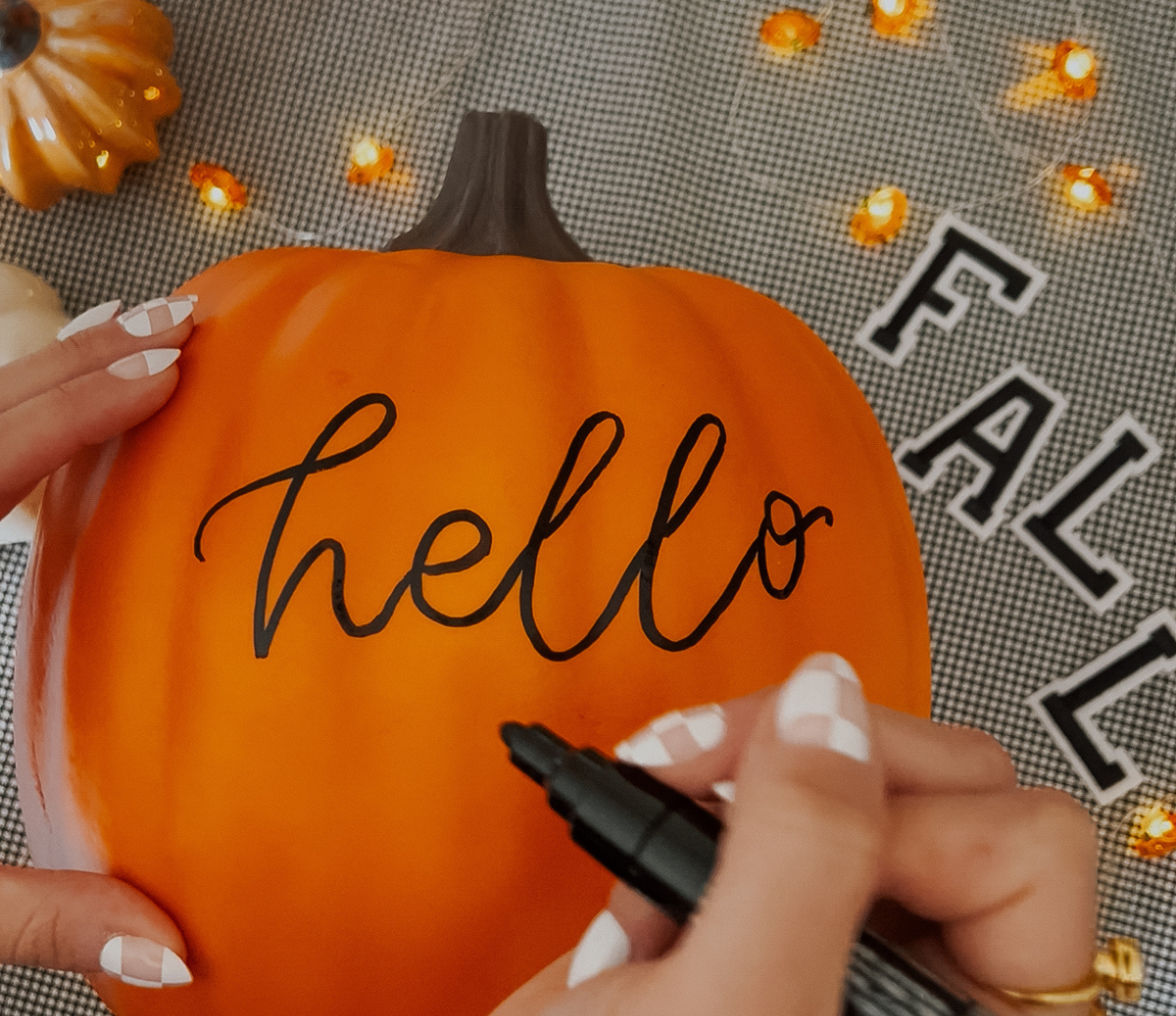 Sip & Script: Learn Modern Calligraphy & Pumpkin Lettering